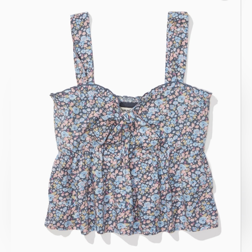 AE Tie Front Blouse